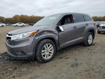  Salvage Toyota Highlander