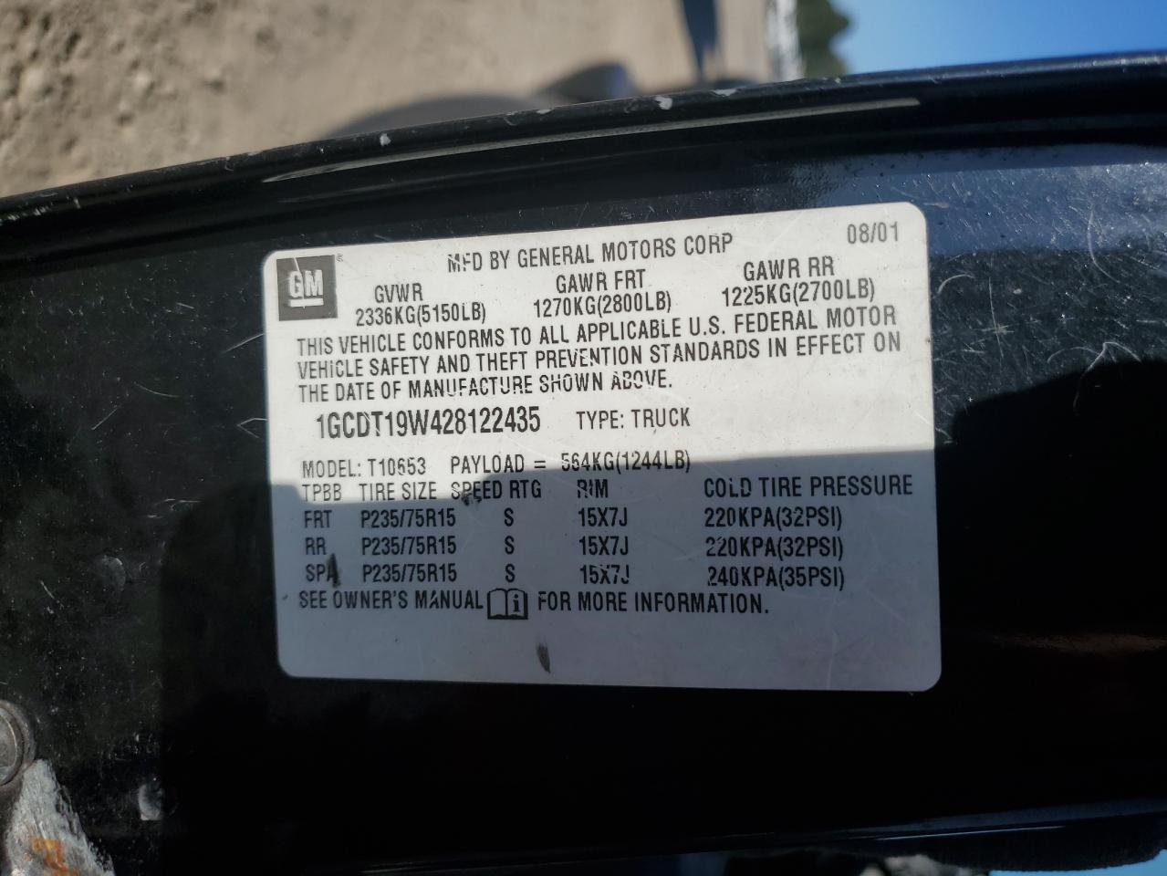 Chevrolet S-10 S10 Image 11