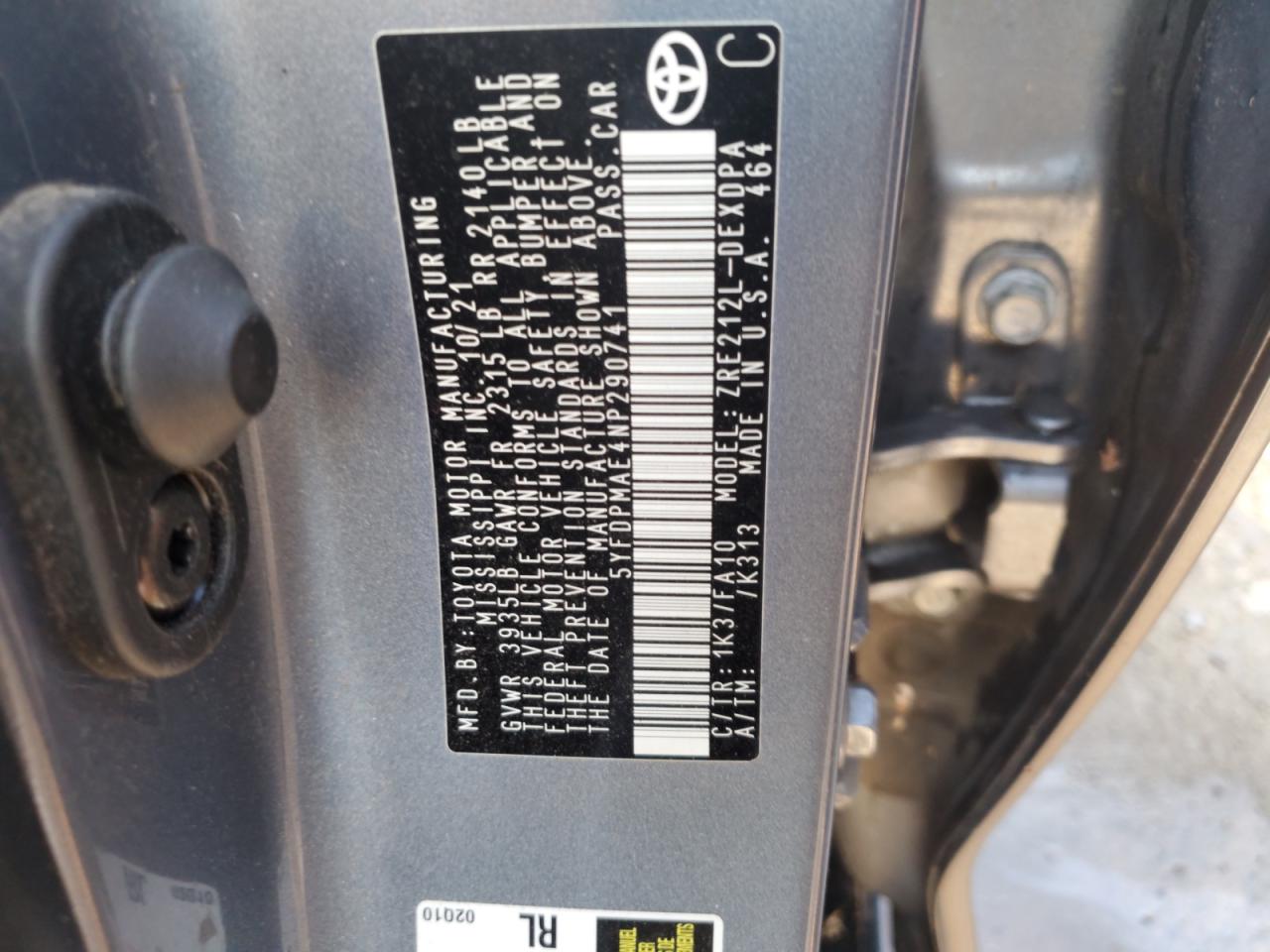 Toyota Corolla L Image 9