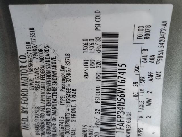 Ford Focus Zx4 Image 9