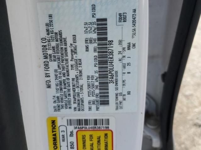 Ford Fusion Se Hybrid Image 8