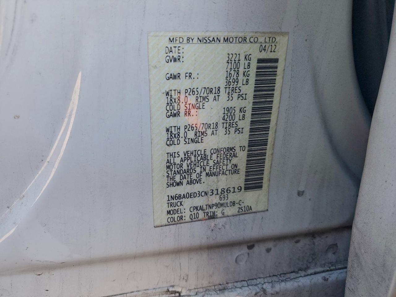 Nissan Titan S Image 5