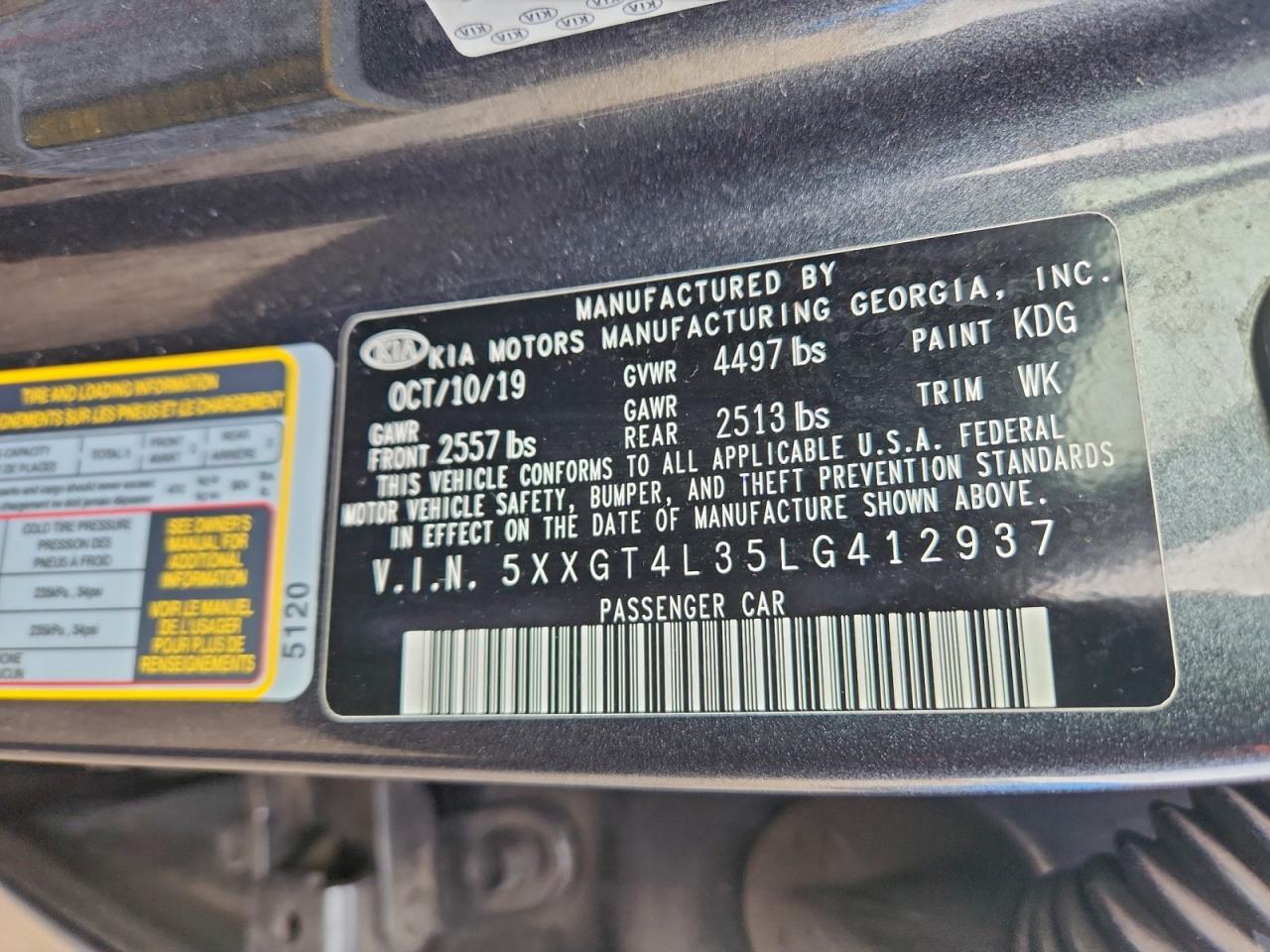 Kia Optima Lx Image 11