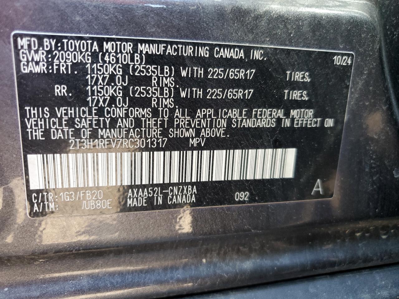 Toyota RAV4 Le Image 13