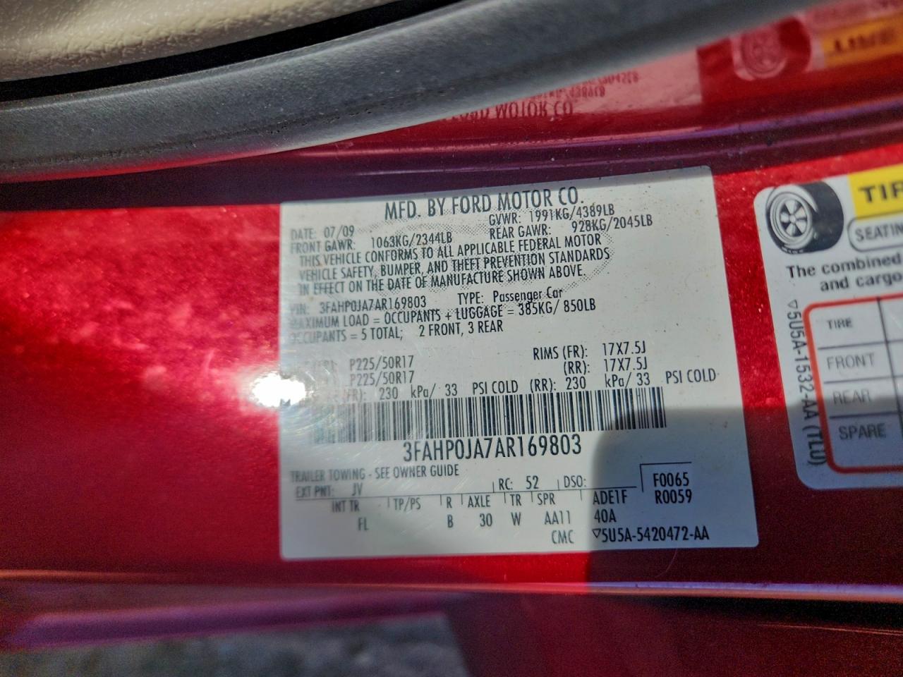 Ford Fusion Sel Image 2