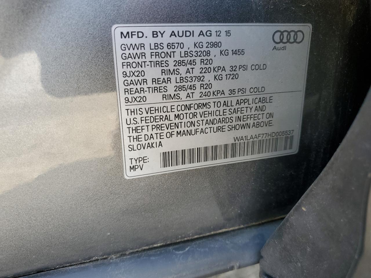 Audi Q7 Premium Plus Image 10