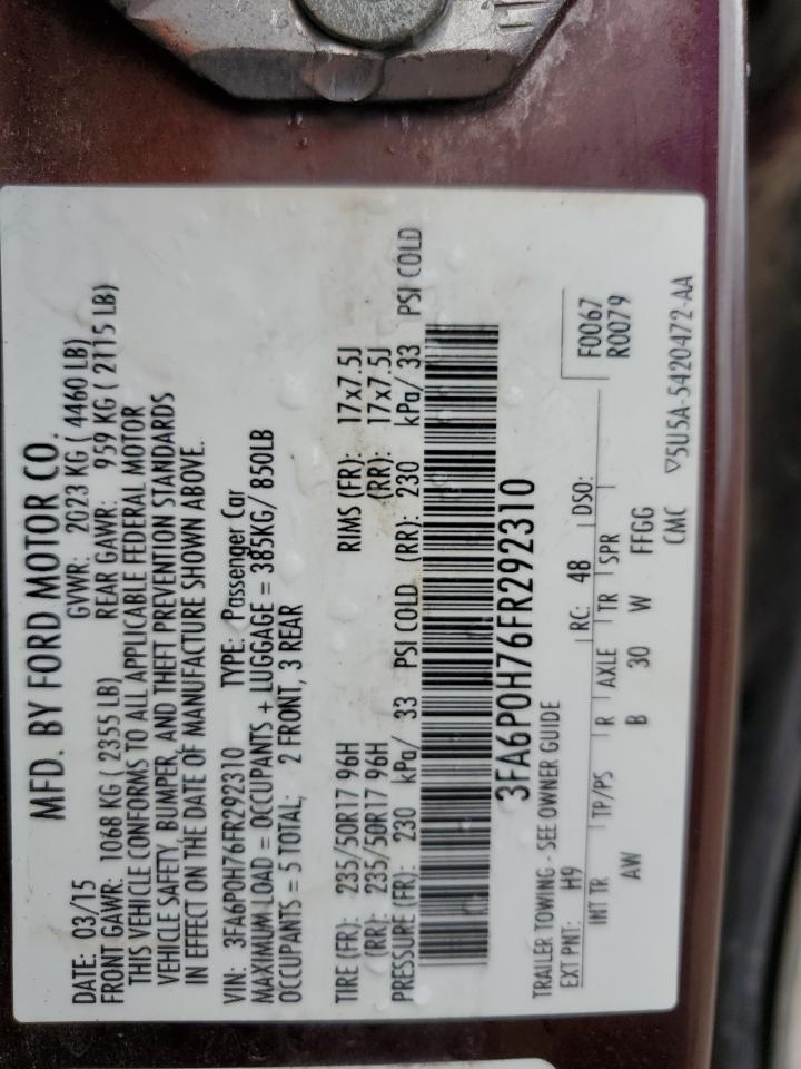 Ford Fusion Se Image 9