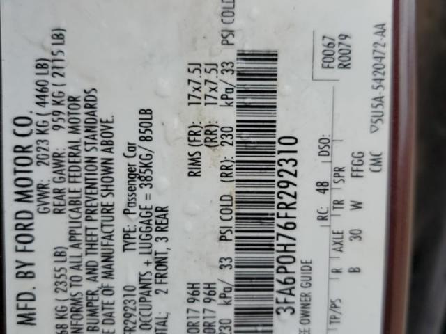 Ford Fusion Se Image 9