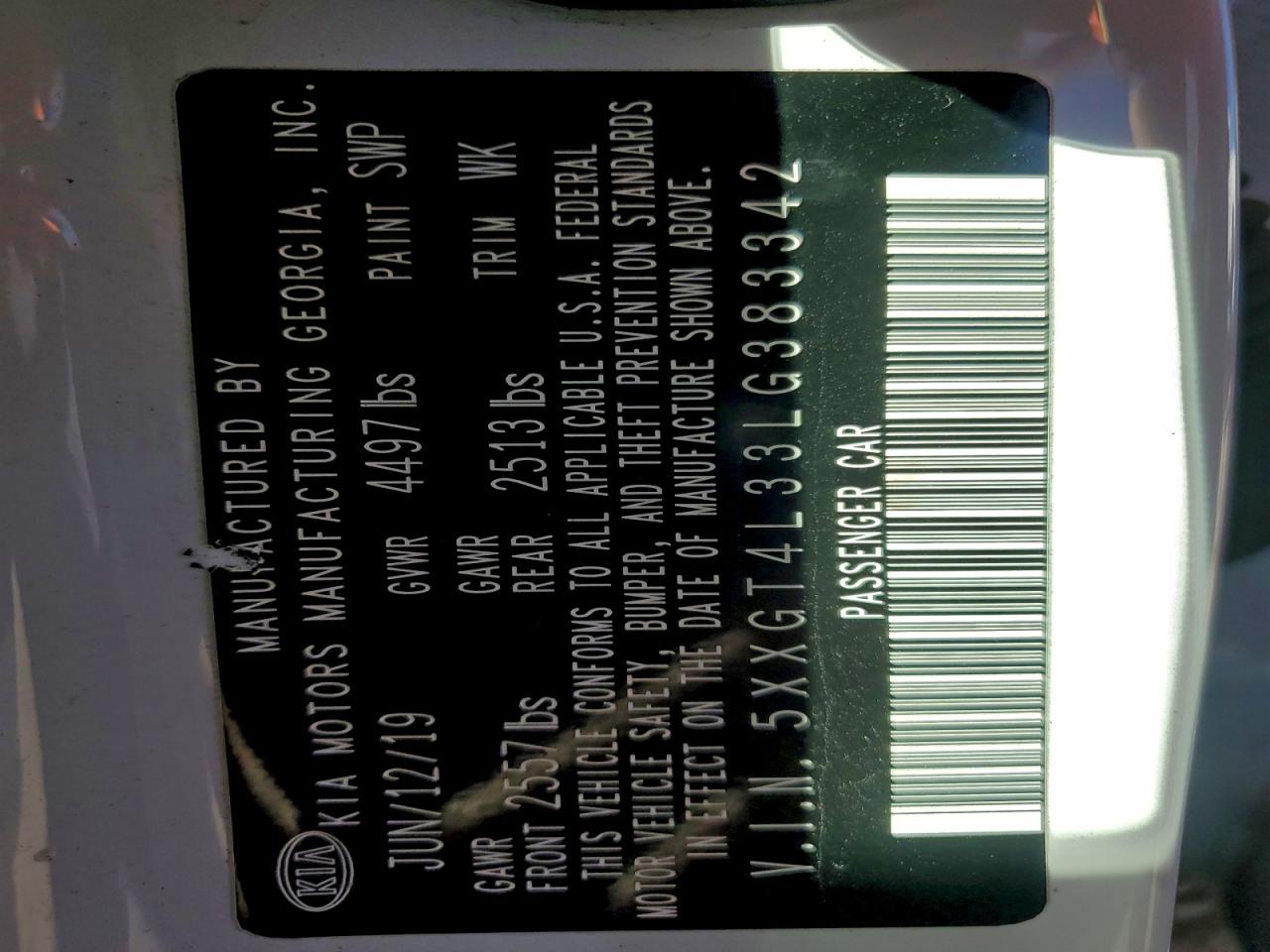 Kia Optima Lx Image 8