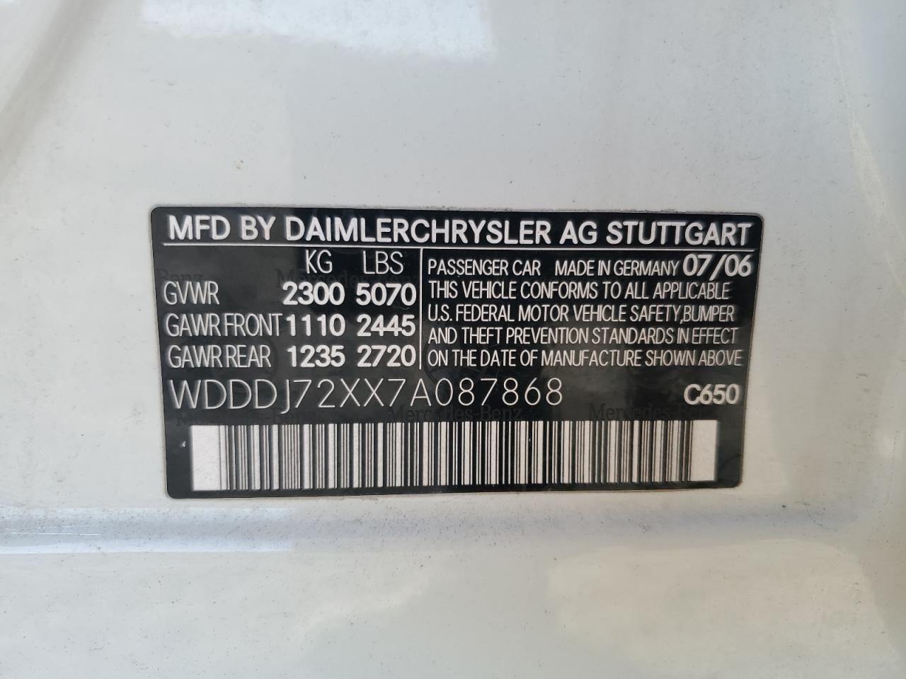 Mercedes-Benz Cls-class 550 Image 9