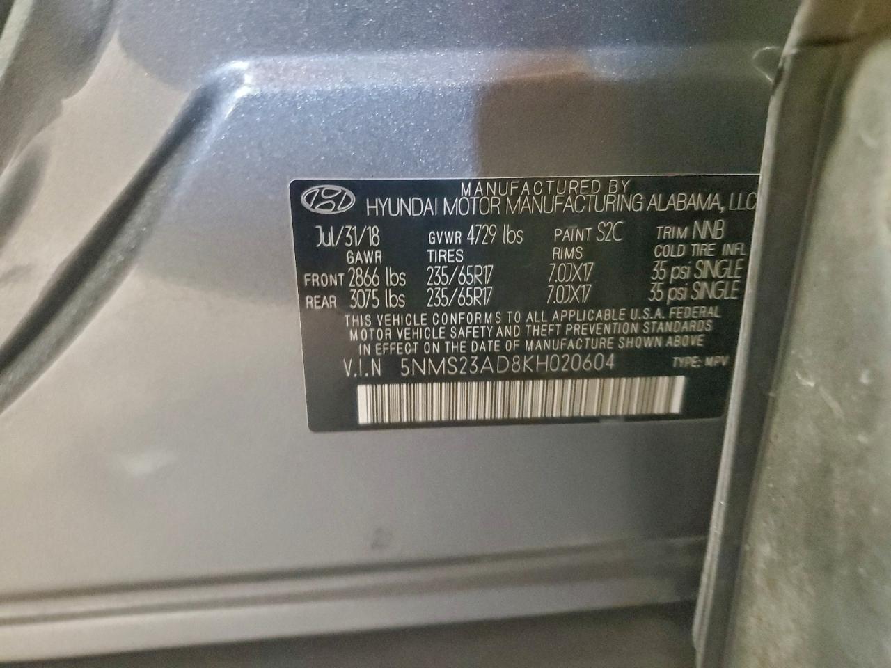 Hyundai SANTA FE Se Image 10